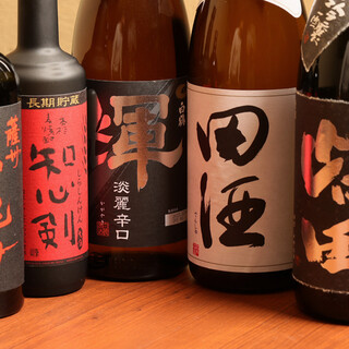 以北海道當地酒為主的產品陣容“日本酒”