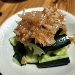 焼鳥と地酒 SAKE酉 - たたき胡瓜梅水晶