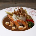 Shrimp & vegetable curry