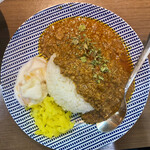 ヌードル＆スパイスカレー 今日の1番 - 朝限定セットの本日のカレー(キーマカレー)