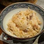 Shunsai Sumibiyaki Dassai - 焼き鯖炊き込みご飯:2,200円