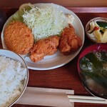 Icchou - からコロ定食 880円