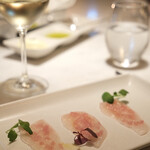 Scarpetta Tokyo - カンパチのカルパッチョ