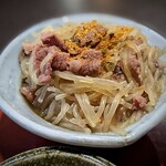 豆腐料理 双葉 - 白滝と豚肉煮？