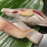 Sushi Motenashiya Ikenobe - イワシと〆サバ