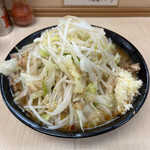 ラーメン二郎 - 味噌野菜ニンニク脂少し