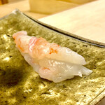 鮨おばな - 大振り牡丹海老の刺身