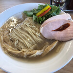 めん処 きよ洲 - 芳醇貝汁ぶたらぁめん。850円税込