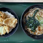 名代 箱根そば - 彩り天丼セット