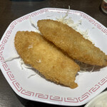 来来亭 - サクサク白身魚(キャベツ見えないけど多めだった)