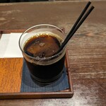 カフェサロンソンジン - アイスコーヒー（細いストロー2本付）