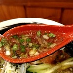 俺の中華たなか家 - スープに「刻み茗荷」＆「刻み大葉」♬とっても爽やかぁ〜✨