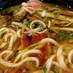 俺の中華たなか家 - 「辛味噌」で味変♭　これがとても良くってペロリ(๑´ڡ`๑)と完食❗