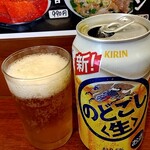 俺の中華たなか家 - のどごし生もグラスも冷え❄冷え❄