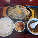 Daishiyoumon - スタミナ焼鉄板定食