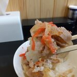 食堂 はせ川 - 紅ショウガがバツグンのアクセント