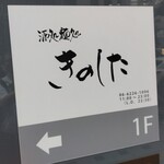 Sakedokoro Mendokoro Kinoshita - 店の看板