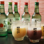 All-you-can-drink alcohol is +1000 yen, all-you-can-drink soft drinks is +500 yen!