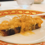 ペレグリーノ - ○釜石の紫うに、ライ麦パン