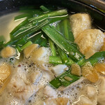 おふくろ亭 - 2023/06/23
      ホル鍋定食 大飯 ニンニク 600円
      もつカレー 100円