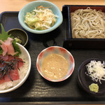 Kuidokoro Satomi - ミニ山かけ丼と蕎麦