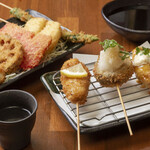 地酒と串料理の下町酒場 こよみ - 料理写真:串カツ盛り合わせ