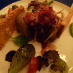 鶏レバーのテリーヌ　イチジクと共に