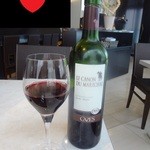 ラ ヴォワール - 2013/8  赤ワイングラス、カノン・デュ・マレシャル　ドメーヌ　カズ（BIO）