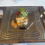 ラ ヴォワール - 2013/8 （前菜）鶏胸肉と夏野菜のブレッセ