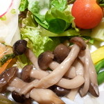 Furutoshi - 茸と生野菜・・・、冷たい前菜が多いなぁ