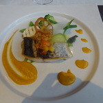 ラ ヴォワール - 2013/8 （メインディッシュ）築地より本日の鮮魚（さわら）のポワレ