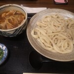 本格手打ち　かんたろう - 旨辛つけ汁うどんに旨辛つくねトッピング