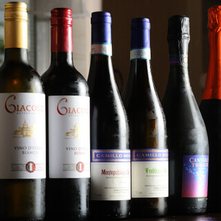 イタリアワインをはじめ、カクテルや食後のコーヒーもご用意！