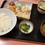 華洋 - 小エビの天ぷら定食