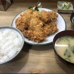Tonkatsu Keyaki - ミックスフライ定食