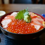 HARERUYA - サーモンいくら丼（サーモン・いくら）