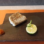 すし大 - 太刀魚の塩焼き