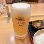Wagayano shokudou - 生ビール（580円税込）