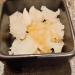 鉄板焼 円居 - 粗おろし大根