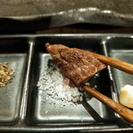 鉄板焼 円居 - デボラ湖の古代塩