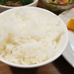 キッチン ブルー グローブ - ご飯大盛りのアップ