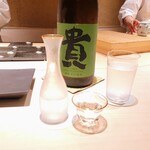Sushi Kiraku - 貴濃醇辛口純米、酒米は山田錦、80%精米、山口県