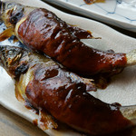 岡部ヤナ - ４）焼き鮎の味噌だれ