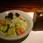 ステーキ膳所 アクワラングIMURA - サラダ