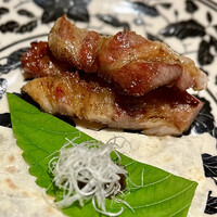 日本料理 研野 - ❷もち豚 叉焼 ～待ってました！！！大好きなチャーシュー。今では日本料理に異文化の料理を加えるお店は多いが、こちらのもち豚叉焼が抜き出ているかな。中華好きなだけかもしれないが・・・。