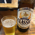 炭や - ビールはサッポロクラシック❗️