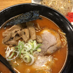 北海道らーめん 月形 - 料理写真:ごま辛温麺とセットチャーハン