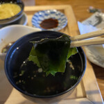 木鶏 - ワカメの吸い物