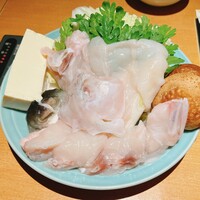玄品 大阪 梅田東通 ふぐ・うなぎ・かに料理 - ③フグ鍋の具材