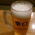 Nishiki cafe& Izakaya - アサヒスーパードライ $12